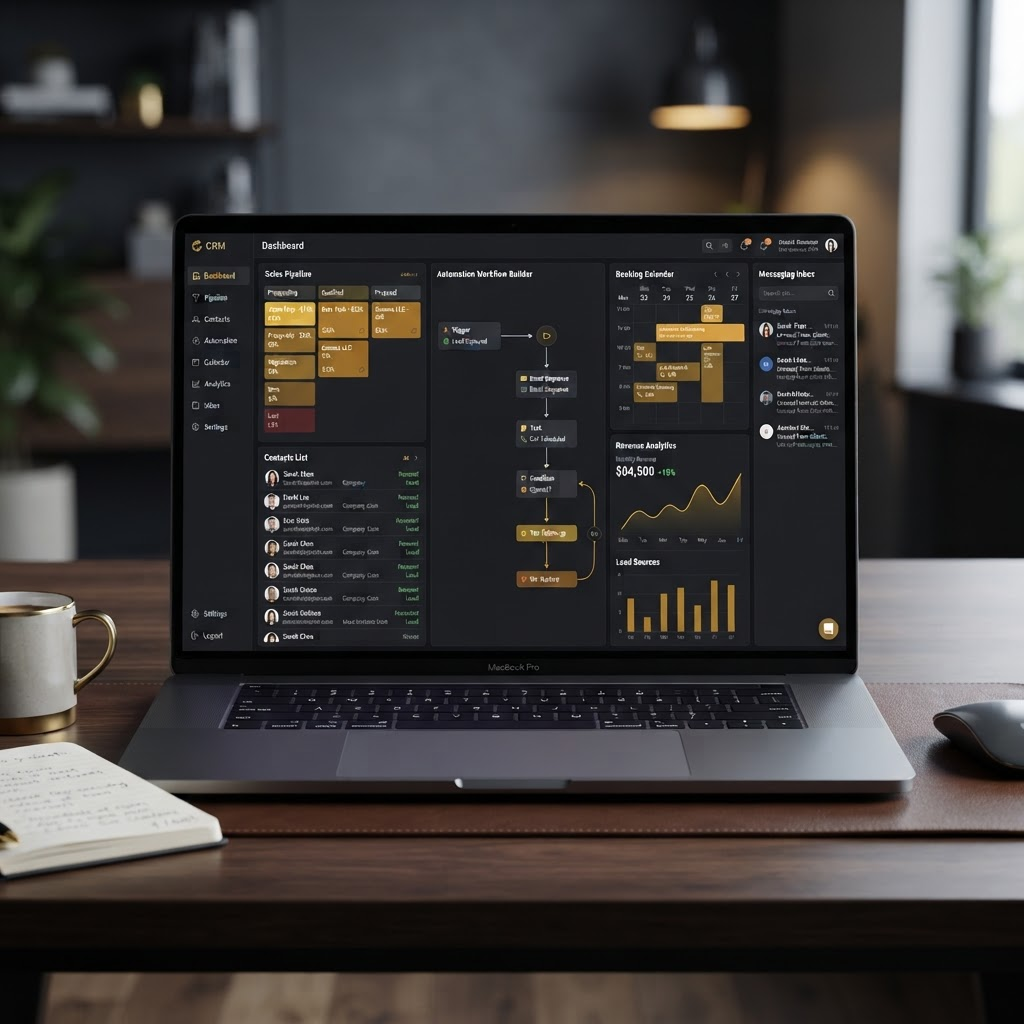 A CRM pipeline dashboard