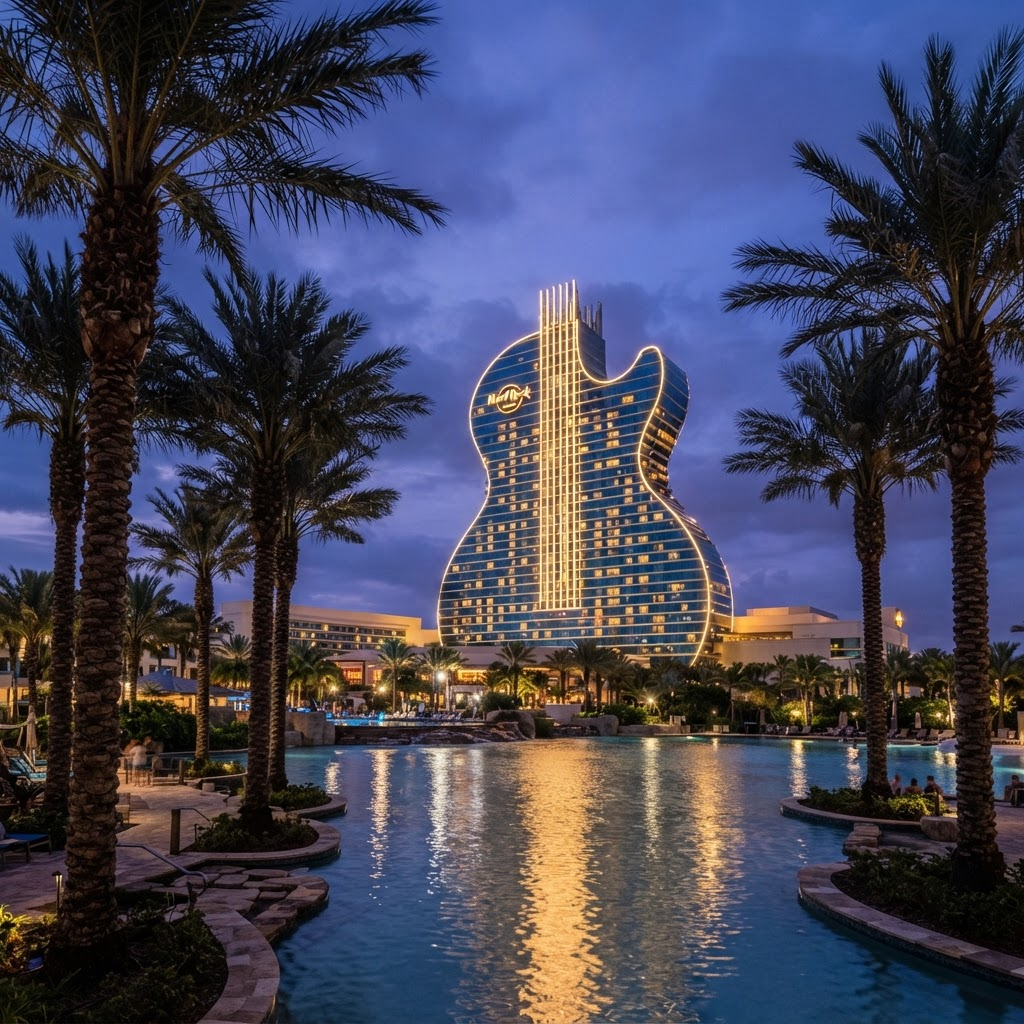 The Guitar Hotel at Seminole Hard Rock in South Florida