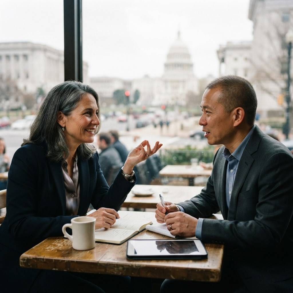 A local strategy conversation with a Washington DC business owner