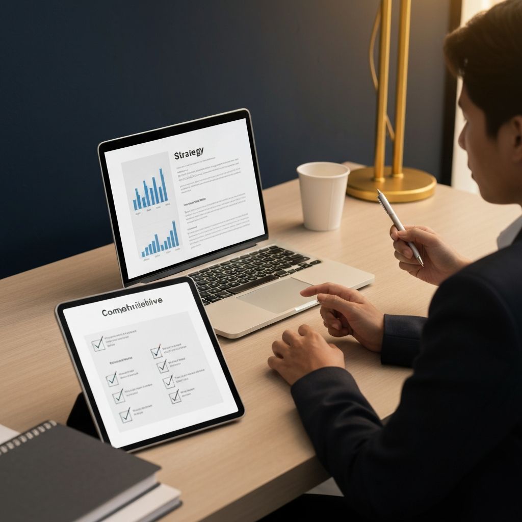 Reviewing an SEO growth plan together